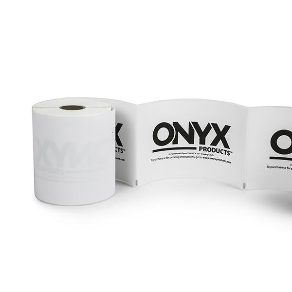 ONYX 4" x 6 1/4" DYMO Compatible Shipping Label Rolls