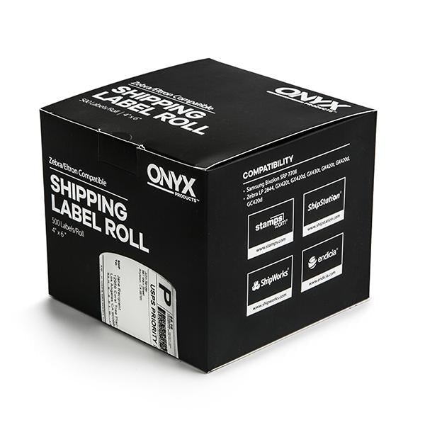 Stamps.com 4" x 6" Zebra/Eltron Compatible Shipping Label Rolls