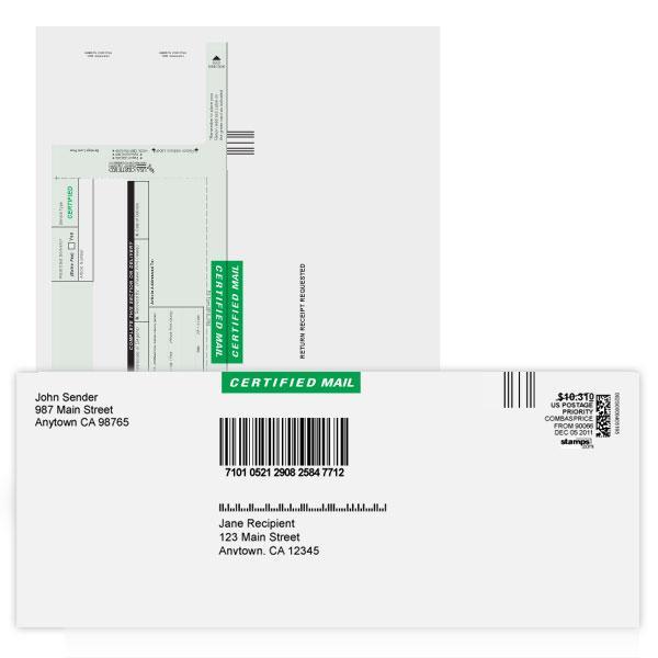 Certified Mail Labels