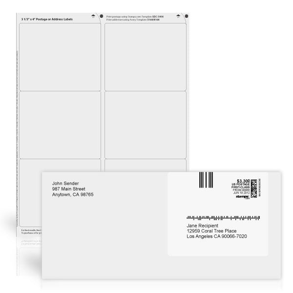 Postage and Address Labels